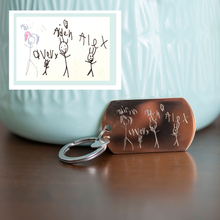 Dog Tag Keychain