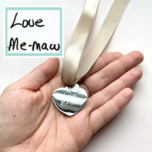 Handwriting Bouquet Charm