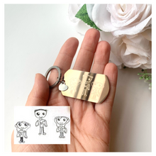 Dog Tag Keychain