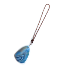 Blue Agate Car Charm