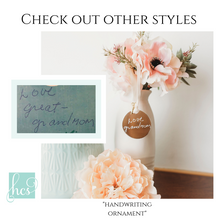 Heart Handwriting Keychain