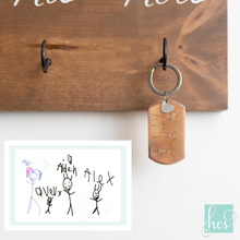 Dog Tag Keychain