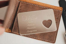 Dad Wallet Insert