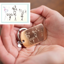 Dog Tag Keychain