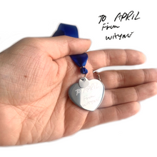 Handwriting Bouquet Charm