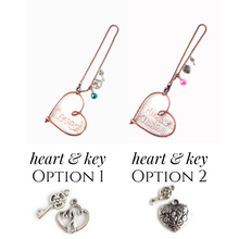Key to my Heart Car Charm
