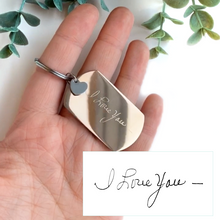 Dog Tag Keychain