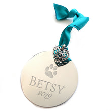 Large Paw Print Ornament