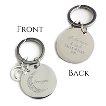 Love You to the Moon Keychain