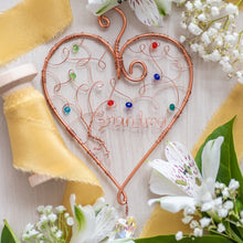 Birthstone Heart Tree of Life