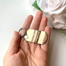 Dog Tag Keychain