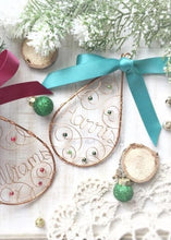 Teal Christmas Ornament
