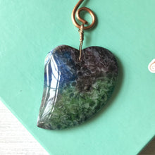 Rainbow Druzy Heart Car Charm
