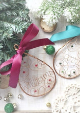 Burgundy Christmas Ornament