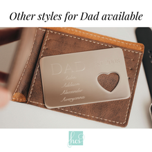 Handwriting Wallet Insert