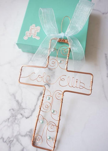 Cross Baptism Ornament