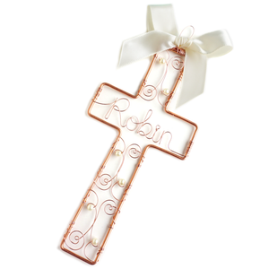 Cross Baptism Ornament